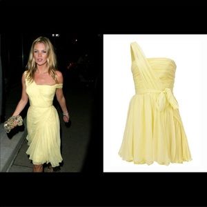 Kate Moss yellow vintage dress NWT